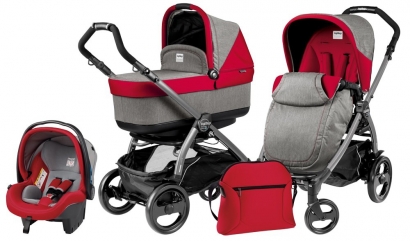 Коляска 3 в 1 Peg Perego Book 51 Pop-Up Modular System (шасси Jet) Tulip