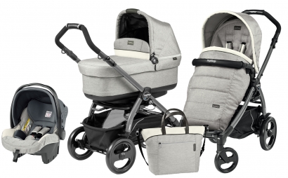 Коляска 3 в 1 Peg Perego Book 51 Pop-Up Modular System (шасси Jet) Luxe Opal