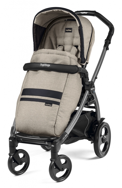 Прогулочная коляска Peg Perego Book 51 Pop-Up Completo (шасси White/Black) Luxe Ecru
