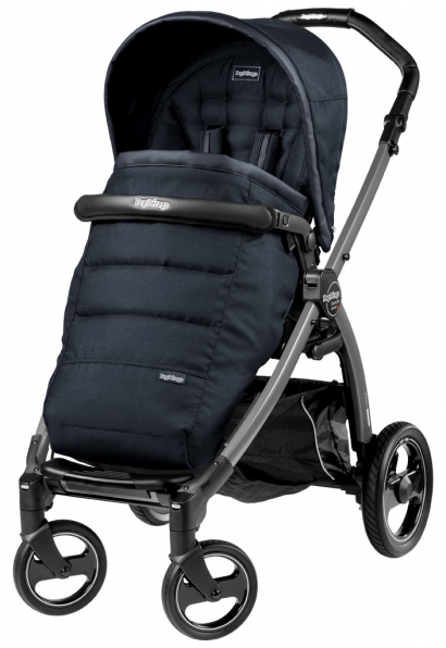 Прогулочная коляска Peg Perego Book S Pop-Up Completo (шасси White/Black) Luxe Bluenight