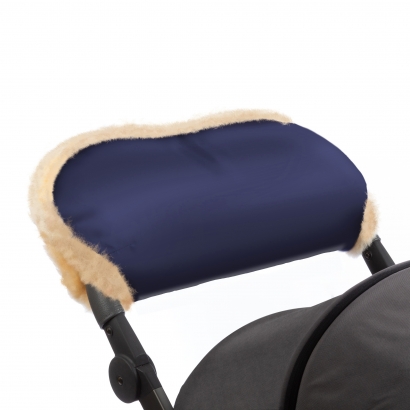 Муфта для рук на коляску Esspero Diaz (натуральная шерсть) Navy