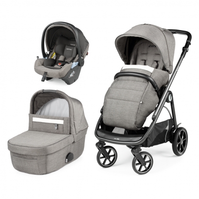 Коляска 3 в 1 Peg Perego Veloce Lounge Modular City Grey