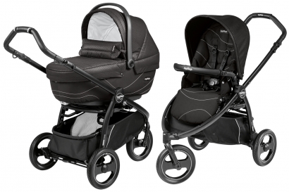Коляска 2 в 1 Peg Perego Book Scout XL Modular System (прогулочный блок Pop-Up Sportivo) Bloom Black