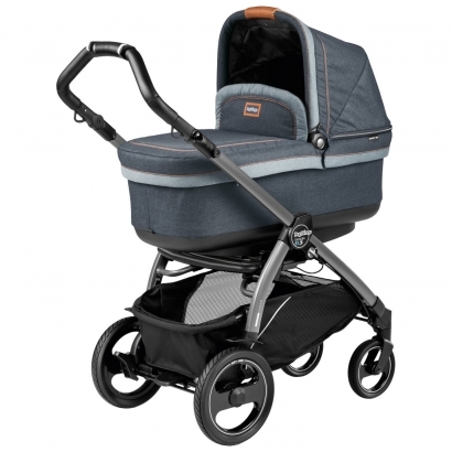Коляска для новорожденных Peg Perego Book 51 S Navetta Pop-Up (шасси Jet) Blue Denim
