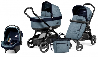 Коляска 3 в 1 Peg Perego Book Plus Pop Up Set Modular (прогулочный блок Pop-Up Completo) Horizon