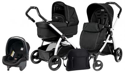 Коляска 3 в 1 Peg Perego Book Plus Pop-Up Modular System (прогулочный блок Pop-Up Completo) Onyx