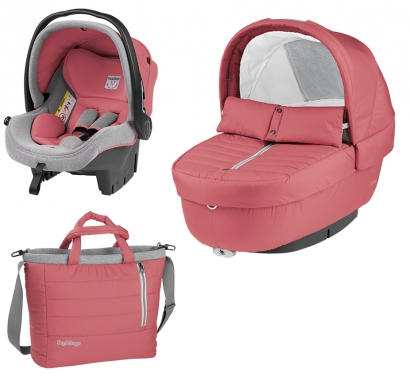 Коляска 3 в 1 Peg Perego Set Modular Elite (без шасси) Breeze Coral