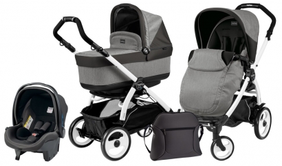 Коляска 3 в 1 Peg Perego Book 51 Pop Up Set Modular (шасси White/Black) Atmosphere