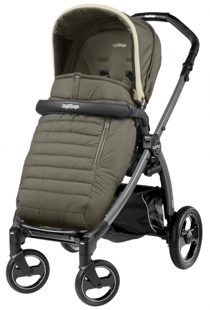 Прогулочная коляска Peg Perego Book S Pop-Up Completo (шасси White/Black) Breeze Kaki
