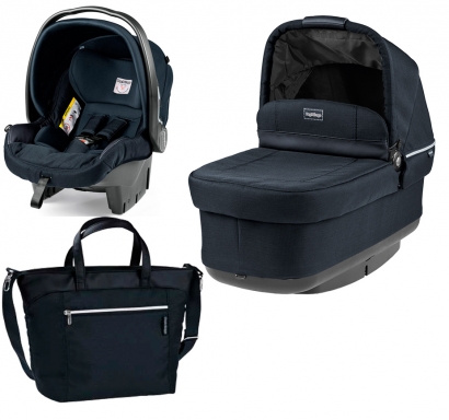 Коляска 3 в 1 Peg Perego Set Modular Pop Up (без шасси) Luxe Bluenight