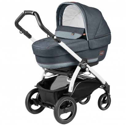 Коляска для новорожденных Peg Perego Book 51 S Elite (шасси Titania) Blue Denim