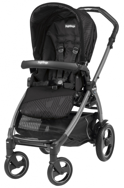 Прогулочная коляска Peg Perego Book S Pop-Up Sportivo (шасси White/Black) Geo Black