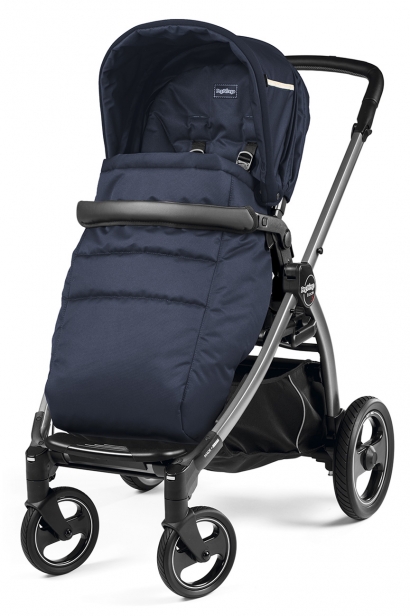 Прогулочная коляска Peg Perego Book S Pop-Up Completo (шасси White/Black) Class Navy