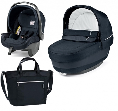 Коляска 3 в 1 Peg Perego Set Modular Elite (без шасси) Luxe Bluenight