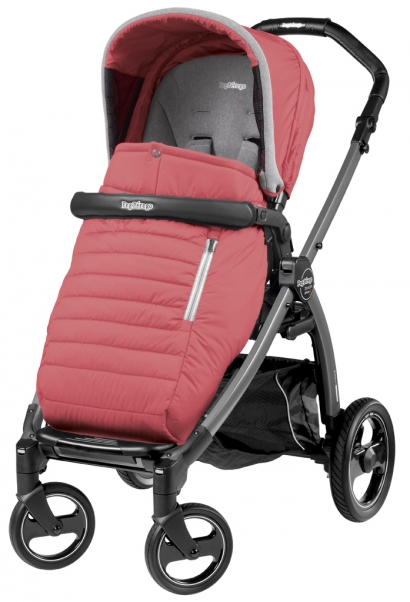 Прогулочная коляска Peg Perego Book S Pop-Up Completo (шасси White/Black) Breeze Coral