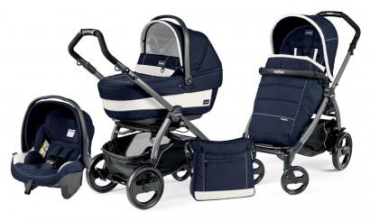 Коляска 3 в 1 Peg Perego Book 51 XL Set Modular (прогулочный блок Pop-Up Completo, шасси Jet) Riviera