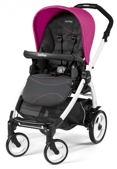 Прогулочная коляска Peg Perego Book 51 Pop-Up Sportivo (шасси Jet) Bloom Pink