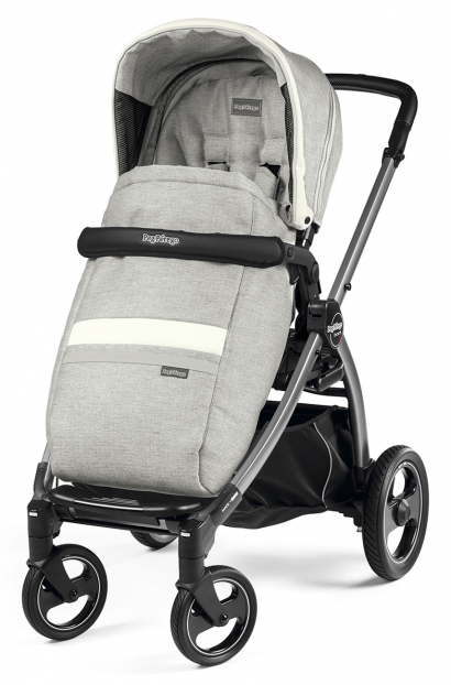 Прогулочная коляска Peg Perego Book S Pop-Up Completo (шасси White/Black) Luxe Pure