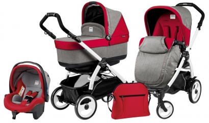 Коляска 3 в 1 Peg Perego Book 51 Pop Up Set Modular (шасси White/Black) Tulip