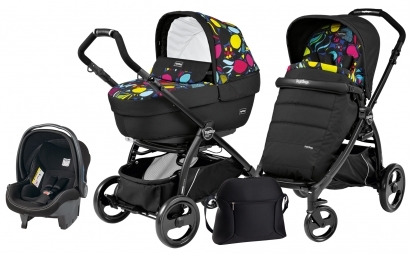 Коляска 3 в 1 Peg Perego Book Plus Elite Modular System (прогулочный блок Pop-Up Completo) Manri