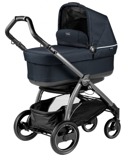 Коляска для новорожденных Peg Perego Book S Pop-Up (шасси Jet) Luxe Bluenight