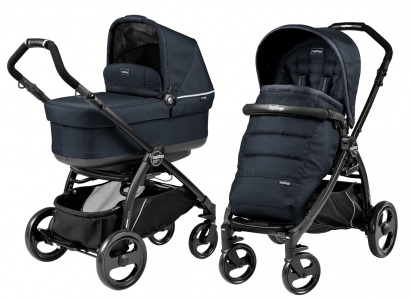 Коляска 2 в 1 Peg Perego Book Plus Pop-Up Modular System (прогулочный блок Pop-Up Completo) Luxe Bluenight