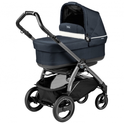 Коляска для новорожденных Peg Perego Book 51 S Pop-Up (шасси White/Black) Luxe Blue