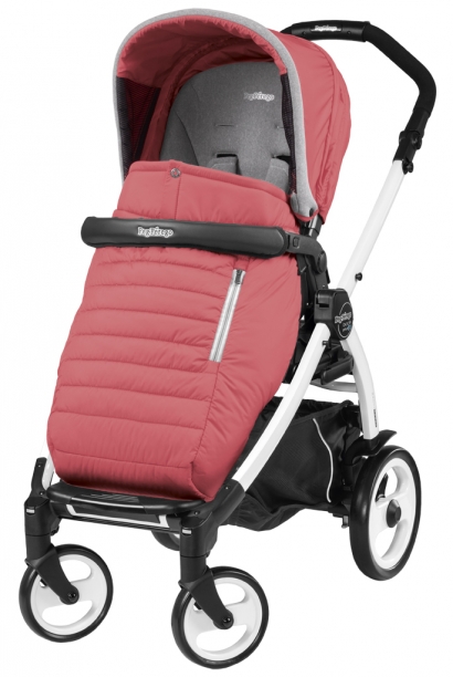 Прогулочная коляска Peg Perego Book 51 Pop-Up Completo (шасси White/Black) Breeze Coral