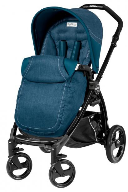Прогулочная коляска Peg Perego Book Plus Pop-Up Completo Saxony Blue