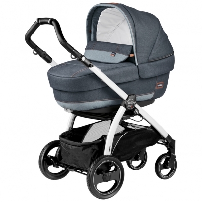 Коляска для новорожденных Peg Perego Book S Elite (шасси Jet) Blue Denim