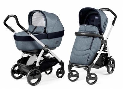 Коляска 2 в 1 Peg Perego Book 51 Elite Combo (прогулочный блок Pop-Up Completo, шасси Jet) Horizon