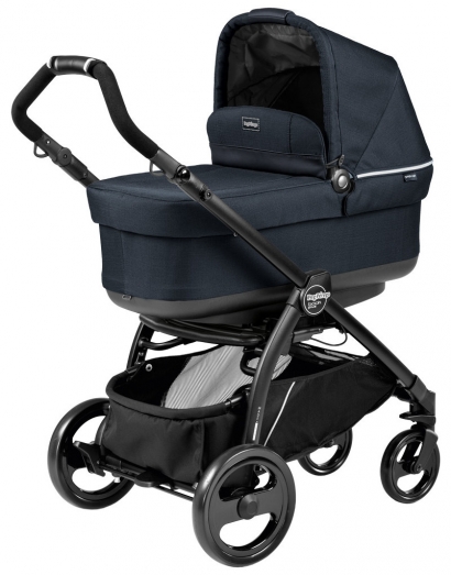 Коляска для новорожденных Peg Perego Book Plus Navetta Pop-Up Luxe Bluenight