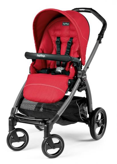 Прогулочная коляска Peg Perego Book S Pop-Up Sportivo (шасси White/Black) Mod Red