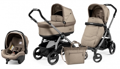 Коляска 3 в 1 Peg Perego Book 51S Pop Up Set Modular (шасси Jet) Team Cream