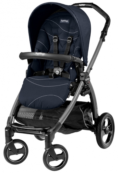Прогулочная коляска Peg Perego Book S Pop-Up Sportivo (шасси White/Black) Bloom Navy