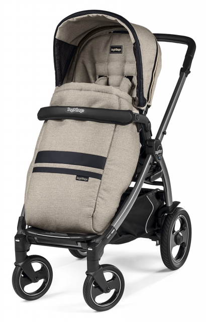 Прогулочная коляска Peg Perego Book 51 S Pop-Up Completo (шасси Jet) Luxe Ecru