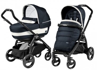 Коляска 2 в 1 Peg Perego Book Plus Elite Modular System (прогулочный блок Pop-Up Completo) Luxe Blue
