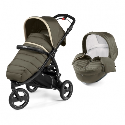 Коляска 2 в 1 Peg Perego Book Cross Combo Breeze Kaki