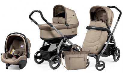 Коляска 3 в 1 Peg Perego Book 51 Pop-Up Modular System (шасси Jet) Team Cream
