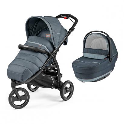 Коляска 2 в 1 Peg Perego Book Cross Combo Blue Denim