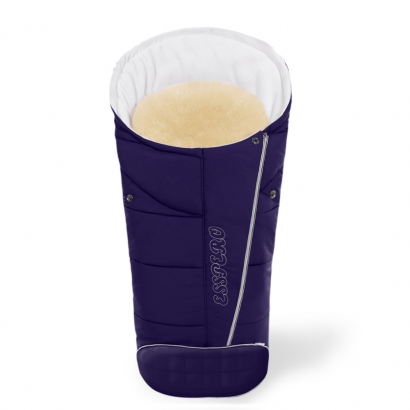 Конверт в коляску Esspero Maris Plus Y (натуральный мех + флис) Navy