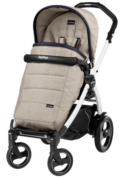 Прогулочная коляска Peg Perego Book 51 S Pop-Up Completo (шасси White/Black) Luxe Beige