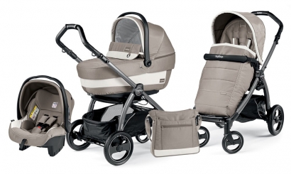 Коляска 3 в 1 Peg Perego Book S XL Modular System (прогулочный блок Pop-Up Completo, шасси Jet) Versilia