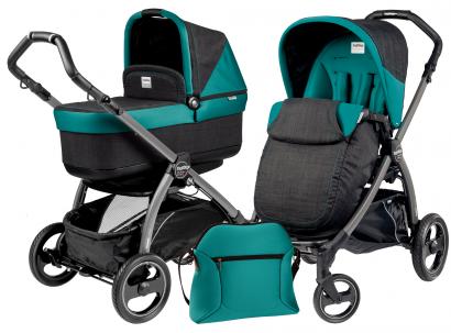 Коляска 2 в 1 Peg Perego Book Plus Pop-Up Modular System (прогулочный блок Pop-Up Completo) Aquamarine