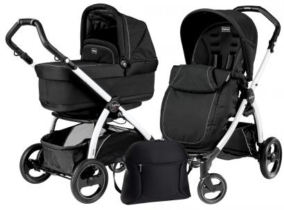 Коляска 2 в 1 Peg Perego Book Plus Pop-Up Modular System (прогулочный блок Pop-Up Completo) Onyx