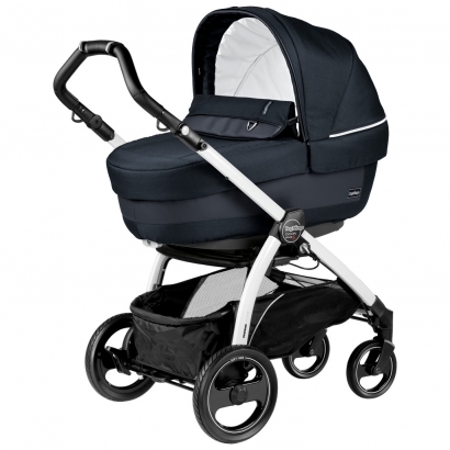 Коляска для новорожденных Peg Perego Book S Elite (шасси Jet) Luxe Bluenight