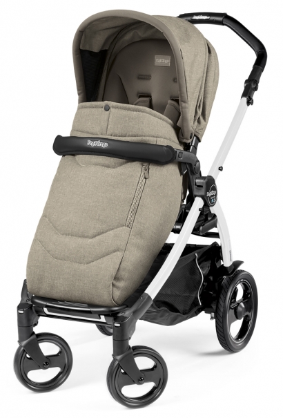 Прогулочная коляска Peg Perego Book 51 S Pop-Up Completo (шасси White/Black) Team Cream