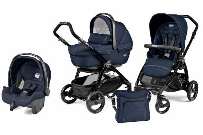 Коляска 3 в 1 Peg Perego Book Plus XL Modular System (прогулочный блок Pop-Up Sportivo) Mod Navy