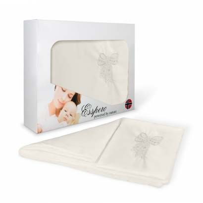 Постельный комплект Esspero Lui из 5 предметов Бант милк