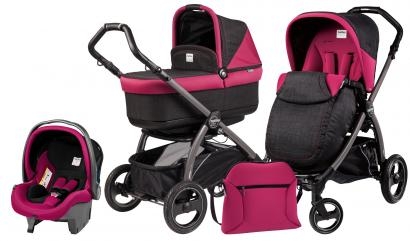 Коляска 3 в 1 Peg Perego Book Plus Pop-Up Modular System (прогулочный блок Pop-Up Completo) Fleur